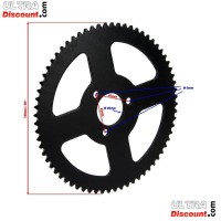 Couronne 68 Dents 3 Trous pour Chaine Petit Pas - ALU Bilder 1 Couronne 68 Dents 3 Trous pour Chaine Petit Pas - ALU Bilder 1