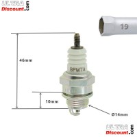 Bougie NGK Racing BPM7A pour Moteur d'Origine de Pocket Supermotard Bilder 1 Bougie NGK Racing BPM7A pour Moteur d'Origine de Pocket Supermotard Bilder 1