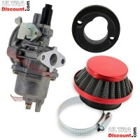 Kit carburateur 12mm pour pocket Cross (rouge) Bilder 1