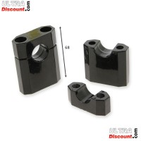 Té de fourche complet 45x48x160 pour dirt bike (type 2) - NOIR Bilder 1