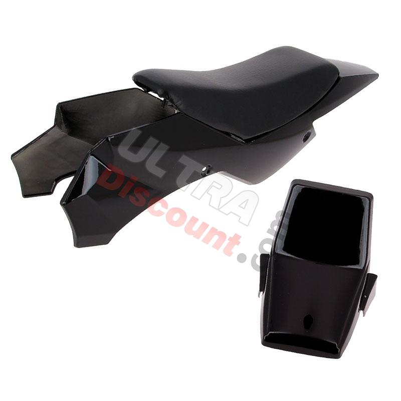 Carénage Noir pour Pocket Supermotard - Type 1, Pièces Pocket Supermotard