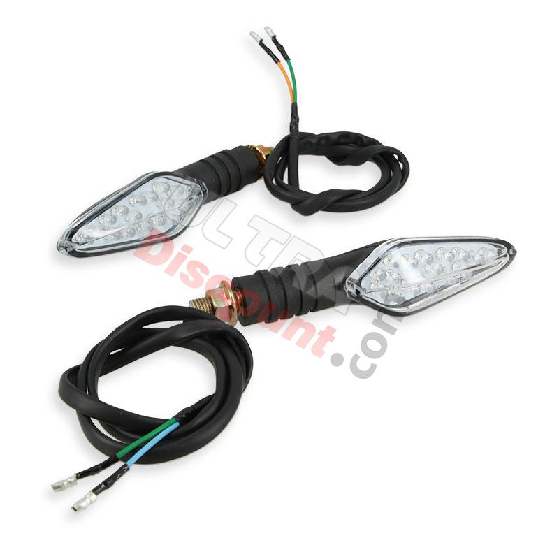 Paire de Clignotants à Leds Quad Bashan BS200S-7, Bashan 200cc BS200S7