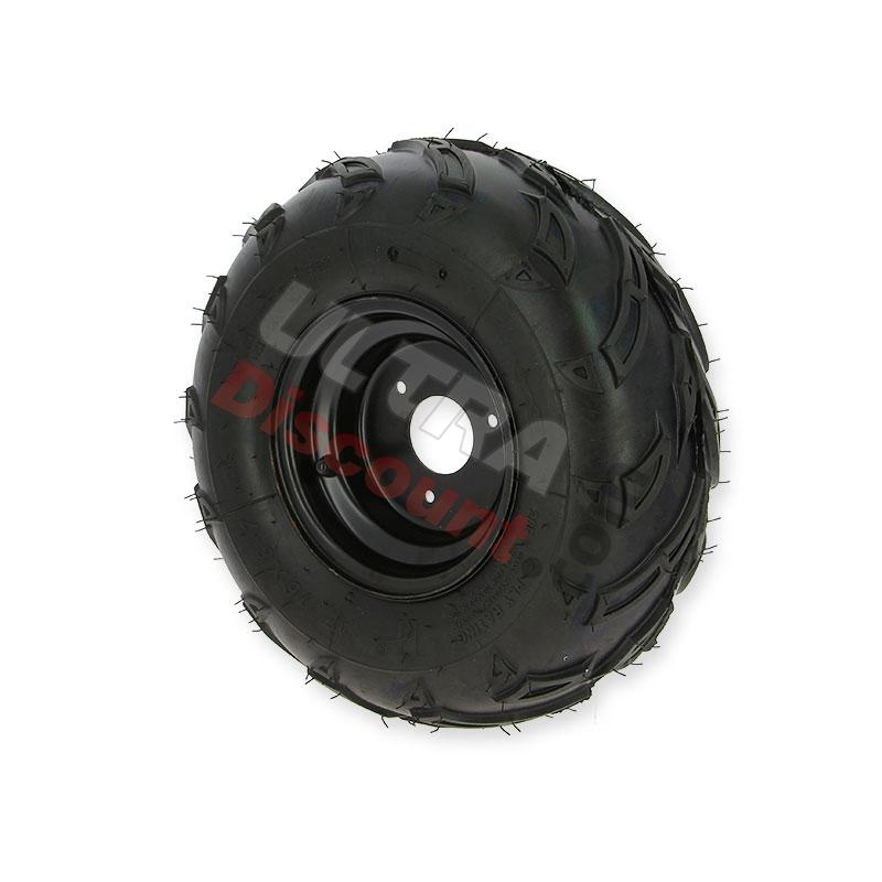 Roue gauche 16x8-7 complète pour mini quad, Pièces Quad 110cc - 125cc Roue gauche 16x8-7 complète pour mini quad, Pièces Quad 110cc - 125cc