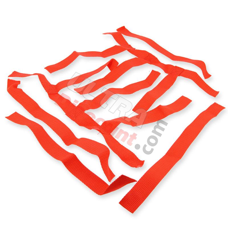 Paire de Filets de Marche Pieds rouges pour Shineray 250STXE, Pièces Shineray 250 STXE Paire de Filets de Marche Pieds rouges pour Shineray 250STXE, Pièces Shineray 250 STXE