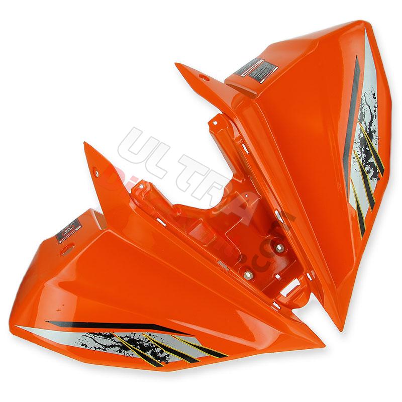 Carenage avant Quad Bashan 250cc (BS250AS-43) Orange, Bashan 250cc BS250AS-43