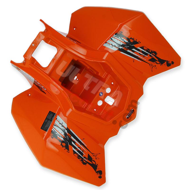 Carenage arrière Quad Bashan 250cc BS250AS-43 Orange, Bashan 250cc BS250AS-43