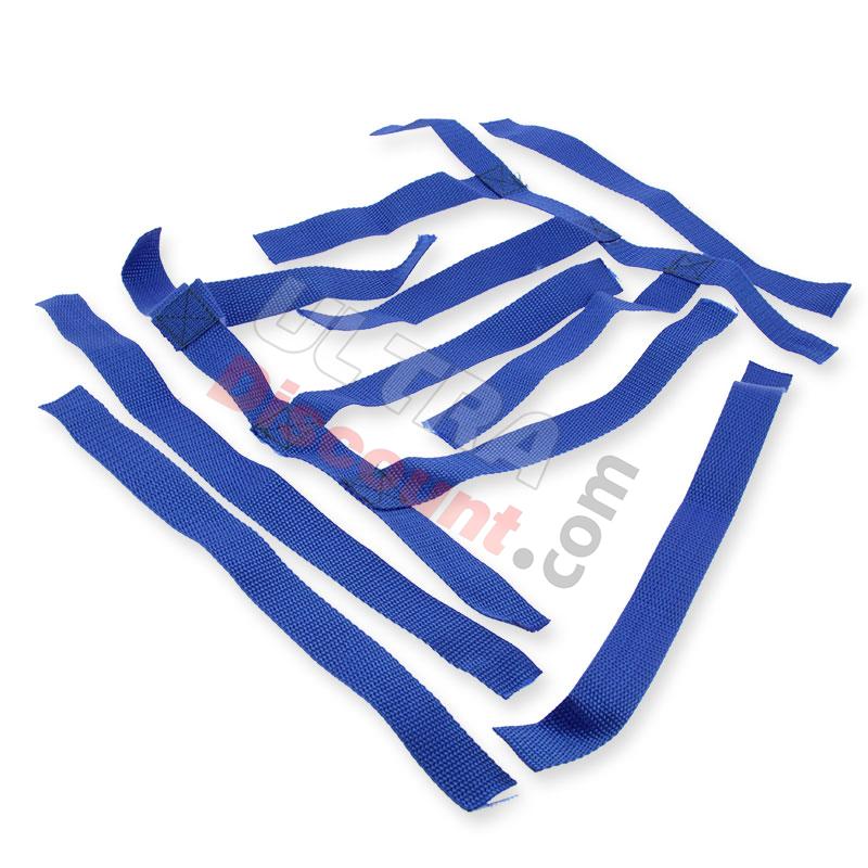 Paire de Filets de Marche Pieds bleus pour Bashan BS250AS-43, Bashan 250cc BS250AS-43