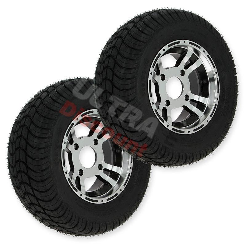 Lot de 2 Roues avant Complètes en Alu pour Shineray 300cc, Pièces Shineray 300cc Lot de 2 Roues avant Complètes en Alu pour Shineray 300cc, Pièces Shineray 300cc