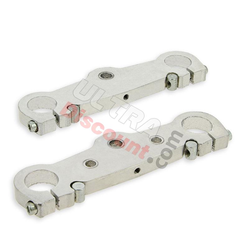 Paire de Té de Fourche pour Pocket SuperMotard (145mm), Pièces Pocket Supermotard