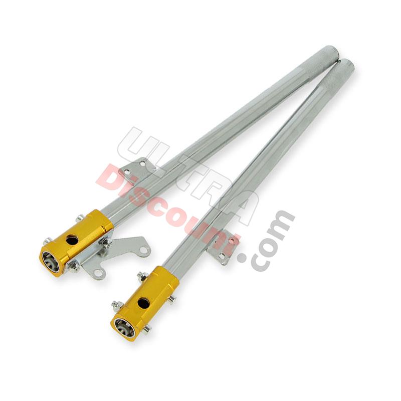 Paire de tubes de fourche pour pocket bike (+4cm), Pièces Pocket Bike