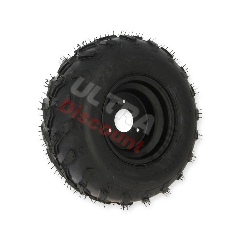 Roue gauche 16x8-7 complète pour mini quad (Type 2), Pièces Quad électrique CRZ Roue gauche 16x8-7 complète pour mini quad (Type 2), Pièces Quad électrique CRZ