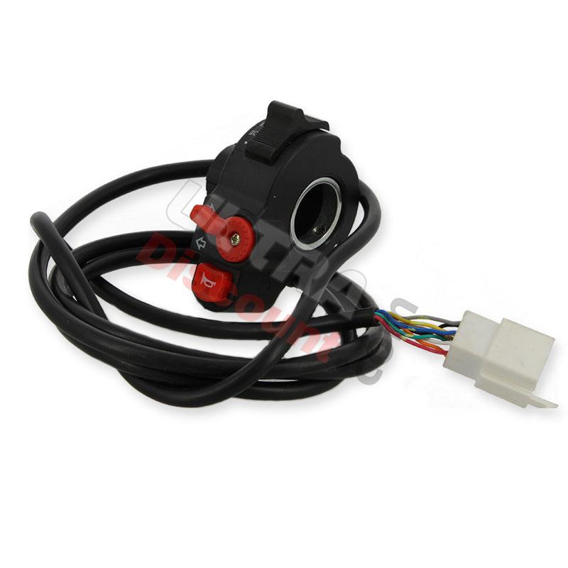 Commodo gauche pour Citycoco - Noir (type3), Pièces Citycoco