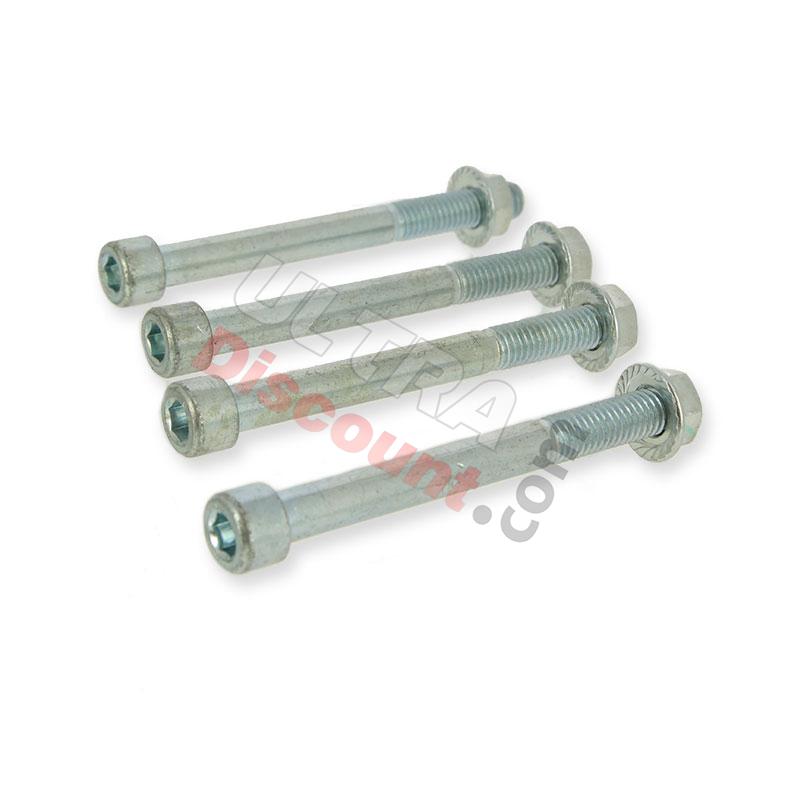 4 vis 80mm de Pontet de direction pour Dirt Bike, Pieces Dirt Bike