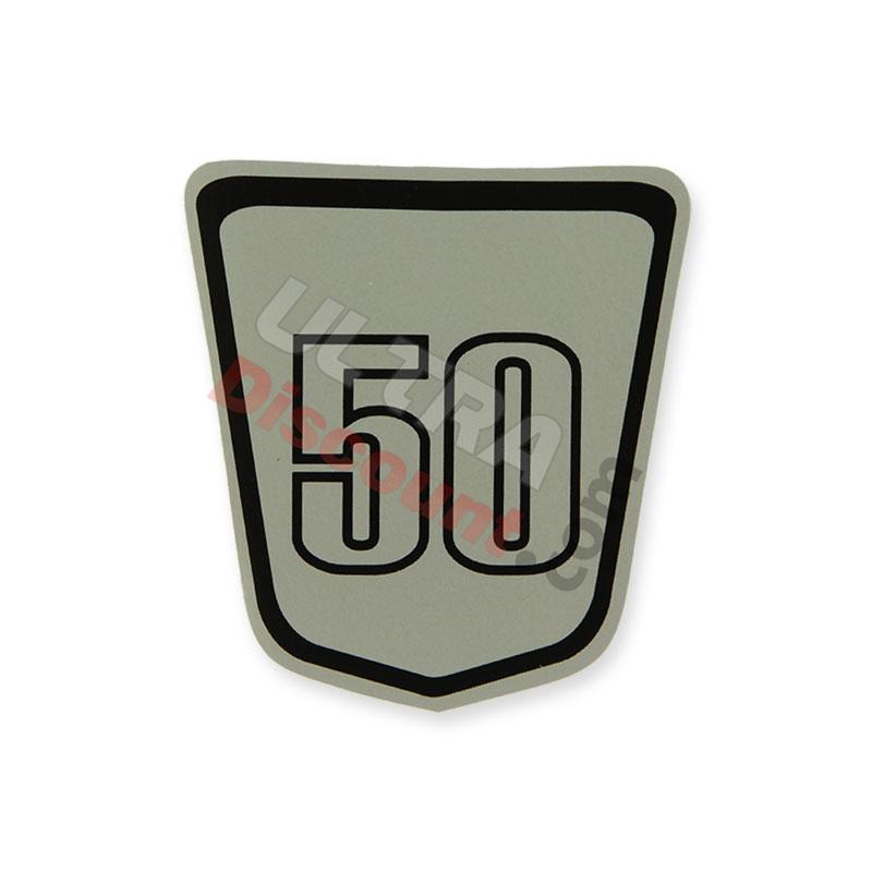 Autocollant 50cc pour Skymax (gris-noir), Pièces Dax Skymax