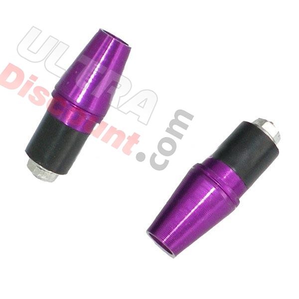 Embout de guidon Tuning Violet (type5), Pieces Dirt Bike