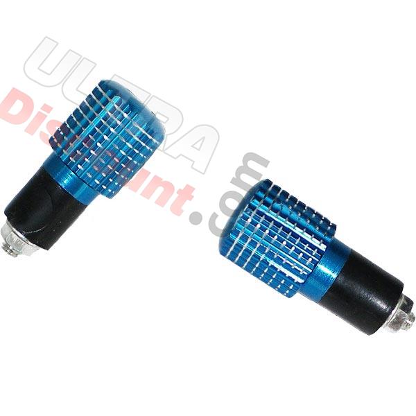 Embout de guidon Tuning Bleu (type6), Pieces pocket quad Embout de guidon Tuning Bleu (type6), Pieces pocket quad