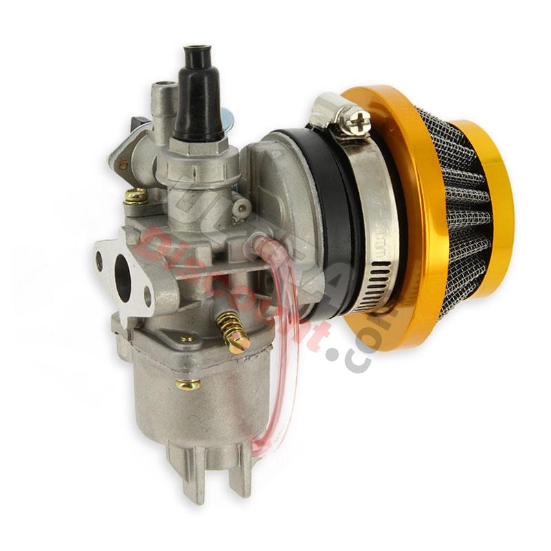 Kit carburateur 12mm pour pocket moto (doré), Pièces pocket réplique R1