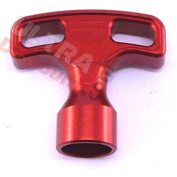 Poignée lanceur de couleur ROUGE, Pièces Polini 911 GP3 Poignée lanceur de couleur ROUGE, Pièces Polini 911 GP3