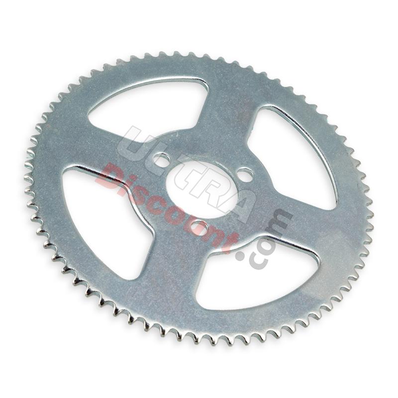 Couronne 68 Dents 3 Trous pour Chaine Petit Pas - ALU, Pièces Pocket Bike Couronne 68 Dents 3 Trous pour Chaine Petit Pas - ALU, Pièces Pocket Bike