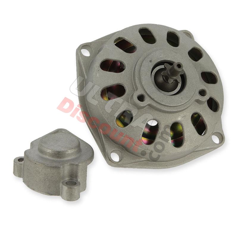 Cloche d'embrayage + capot + pignon 6 dents petit pas, Pièces Pocket Bike Cloche d'embrayage + capot + pignon 6 dents petit pas, Pièces Pocket Bike