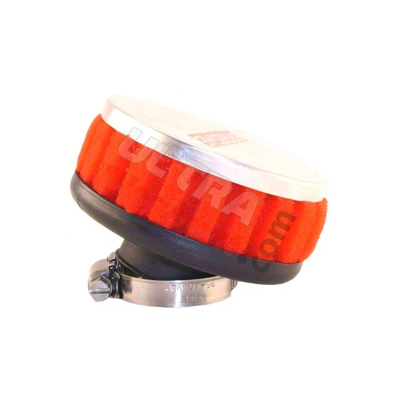 Filtre à air ROUGE haute performances type C (28 mm), Pièces Racing pocket ZPF
