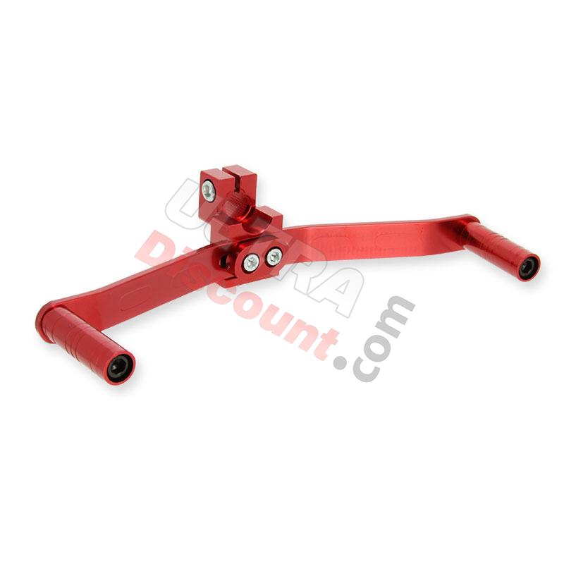 Levier de vitesse en aluminium pour quad (rouge), Pièces Quad Chinois 200cc