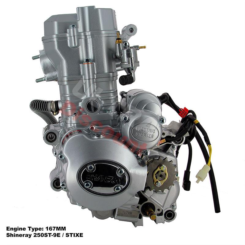 Moteur Complet 167MM pour Quads Shineray 250ST-9E-STIXE, Pièces Shineray 250 STIXE ST9E