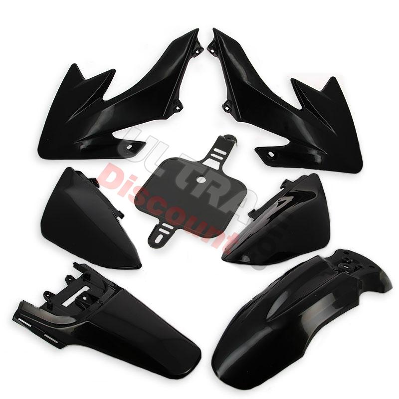 Carenage Noir adaptable sur Dirt bike CRZ, Pieces Dirt Bike Carenage Noir adaptable sur Dirt bike CRZ, Pieces Dirt Bike