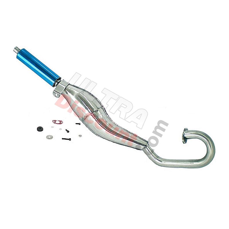 Pot Pocket Bike Supermotard Tuning Inox Bleu (type 2), Pièces Pocket Supermotard Pot Pocket Bike Supermotard Tuning Inox Bleu (type 2), Pièces Pocket Supermotard