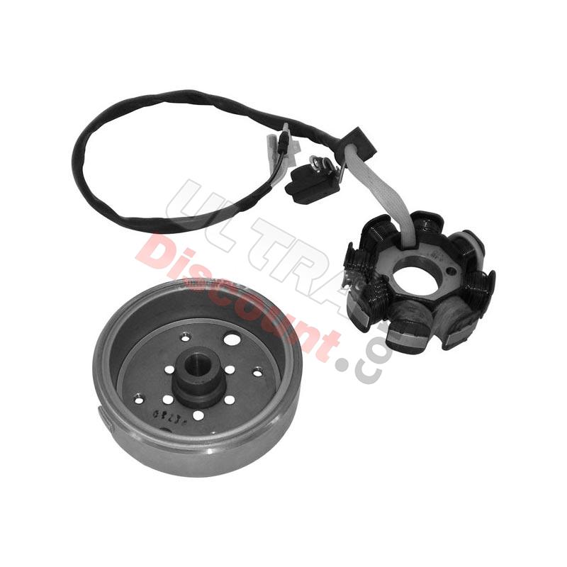 Stator + volant magnetique scooter Baotian BT49QT-9, Pieces Baotian BT49QT-9