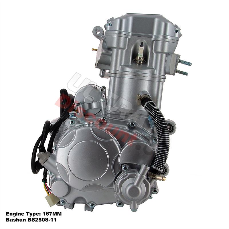 Moteur Complet 167MM pour Quads Bashan BS250S-11, Bashan 250cc BS250S11