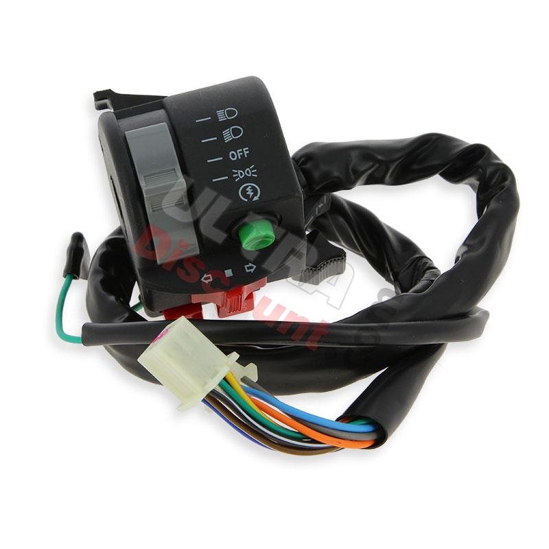 Commodo Gauche pour Quad Bashan 300cc (BS300S-18), Bashan 300cc BS300S18 Commodo Gauche pour Quad Bashan 300cc (BS300S-18), Bashan 300cc BS300S18