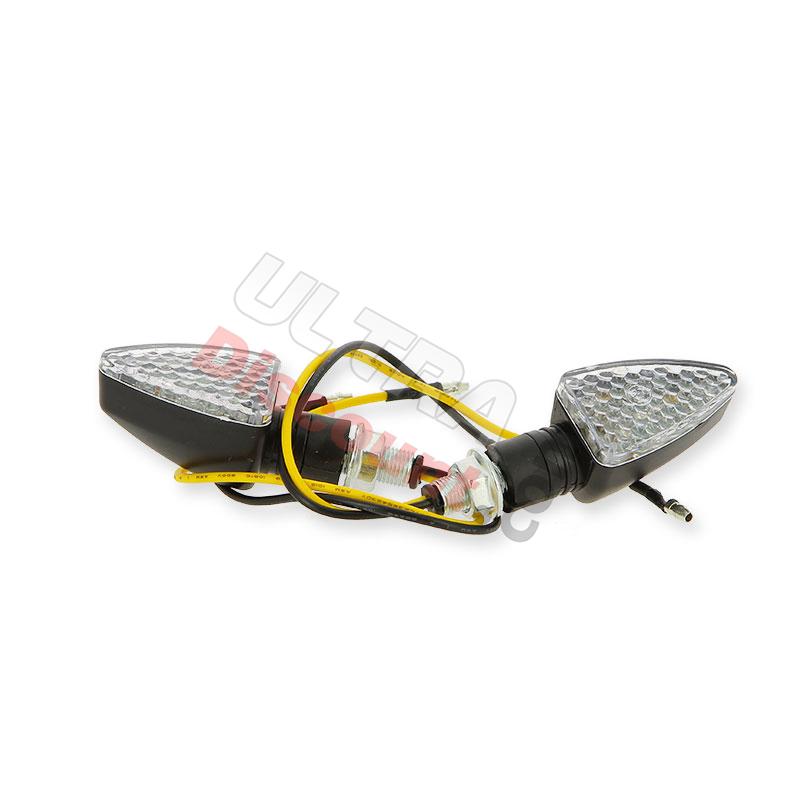 Clignotants à Led Avant pour Quad Shineray 250ST-9E, Pièces Shineray 250 STIXE ST9E Clignotants à Led Avant pour Quad Shineray 250ST-9E, Pièces Shineray 250 STIXE ST9E