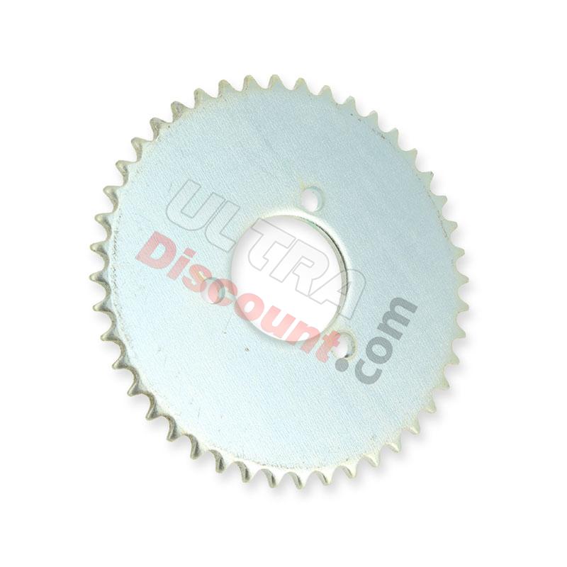 Couronne Renforcée 44 Dents 3 Trous pour Chaine TF8 de Pocket Supermotard (Type 3), Pièces Pocket Supermotard