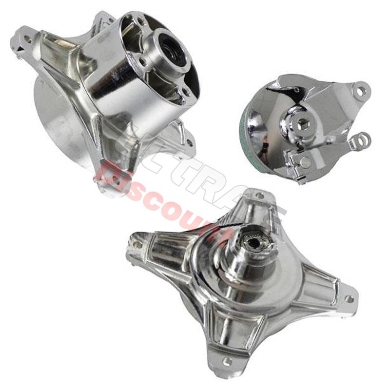 Moyeu Tuning Avant - arrière 10mm pour PBR 50cc à 125cc (Chrome), Pièces PBR Skyteam ZB Honda Moyeu Tuning Avant - arrière 10mm pour PBR 50cc à 125cc (Chrome), Pièces PBR Skyteam ZB Honda