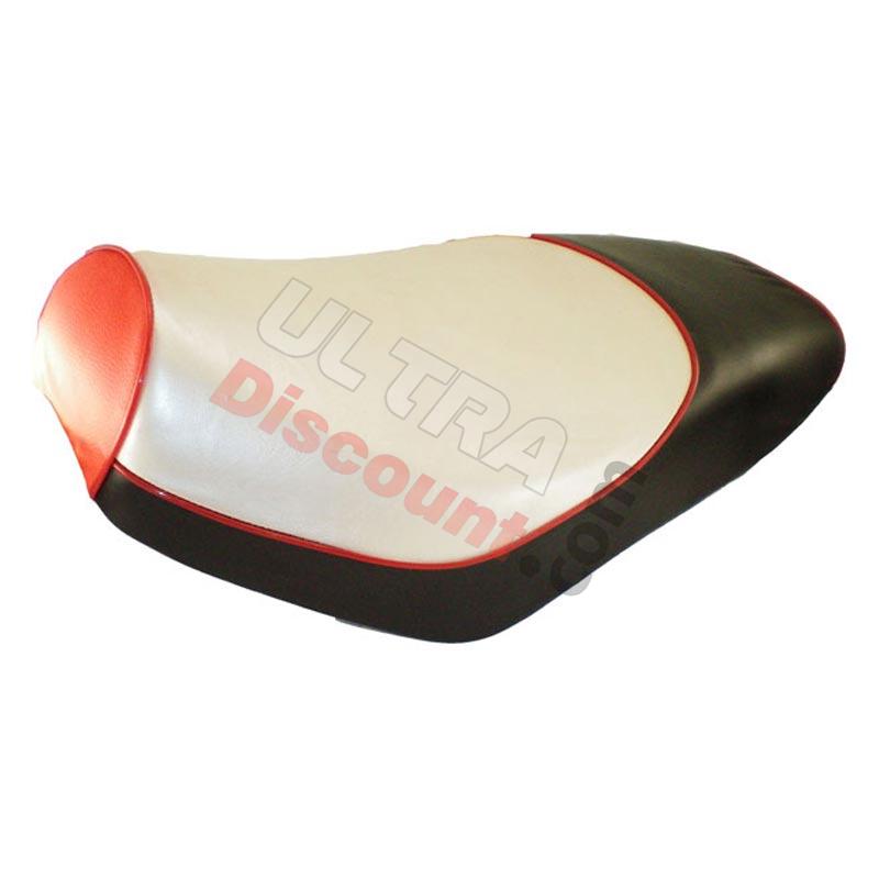 Selle Noire-Rouge pour scooter Jonway YY50QT-28B, Pièces Scooter Jonway