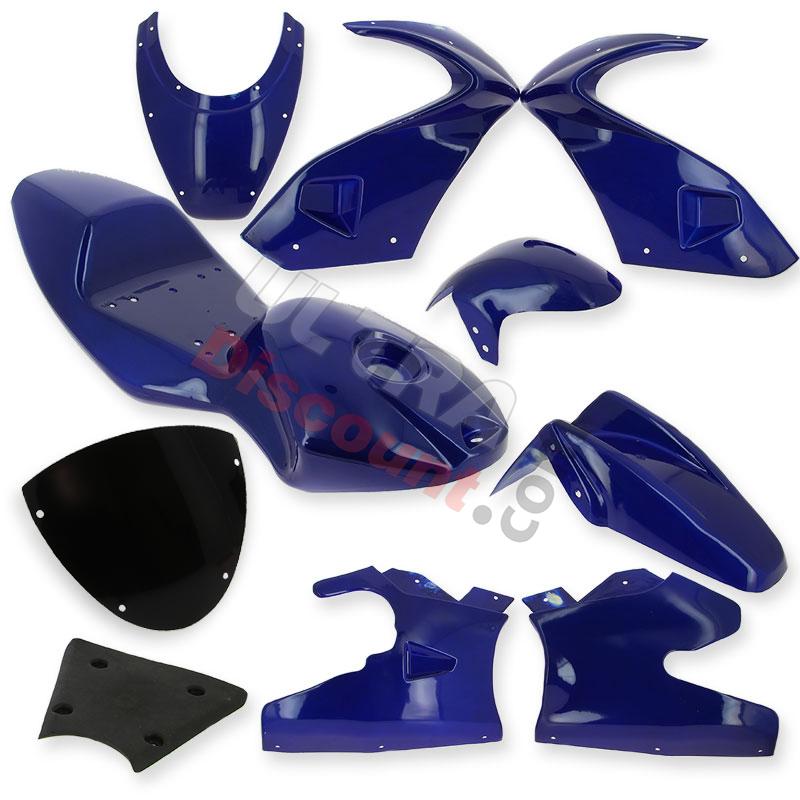 Carenage Pocket bike 47-49cc (Bleu), Pièces Pocket Bike Carenage Pocket bike 47-49cc (Bleu), Pièces Pocket Bike