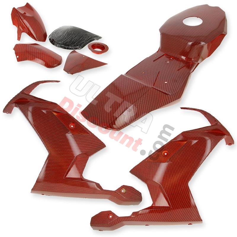Carénage CARBONE Spéciale Edition pour Pocket MT4 (Rouge), Pièces Pocket Blata MT4 Carénage CARBONE Spéciale Edition pour Pocket MT4 (Rouge), Pièces Pocket Blata MT4
