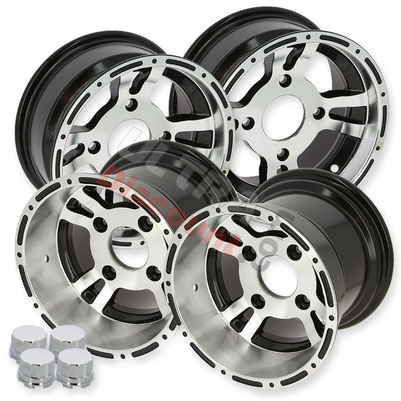 Lot de 4 jantes alu pour Quad Shineray 250 STXE, Pièces Shineray 250 STXE Lot de 4 jantes alu pour Quad Shineray 250 STXE, Pièces Shineray 250 STXE