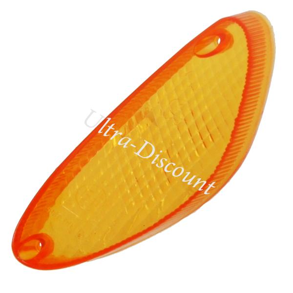 Cabochon Orange de clignotant avant gauche Scooter Baotian BT49QT-9, Pieces Baotian BT49QT-9