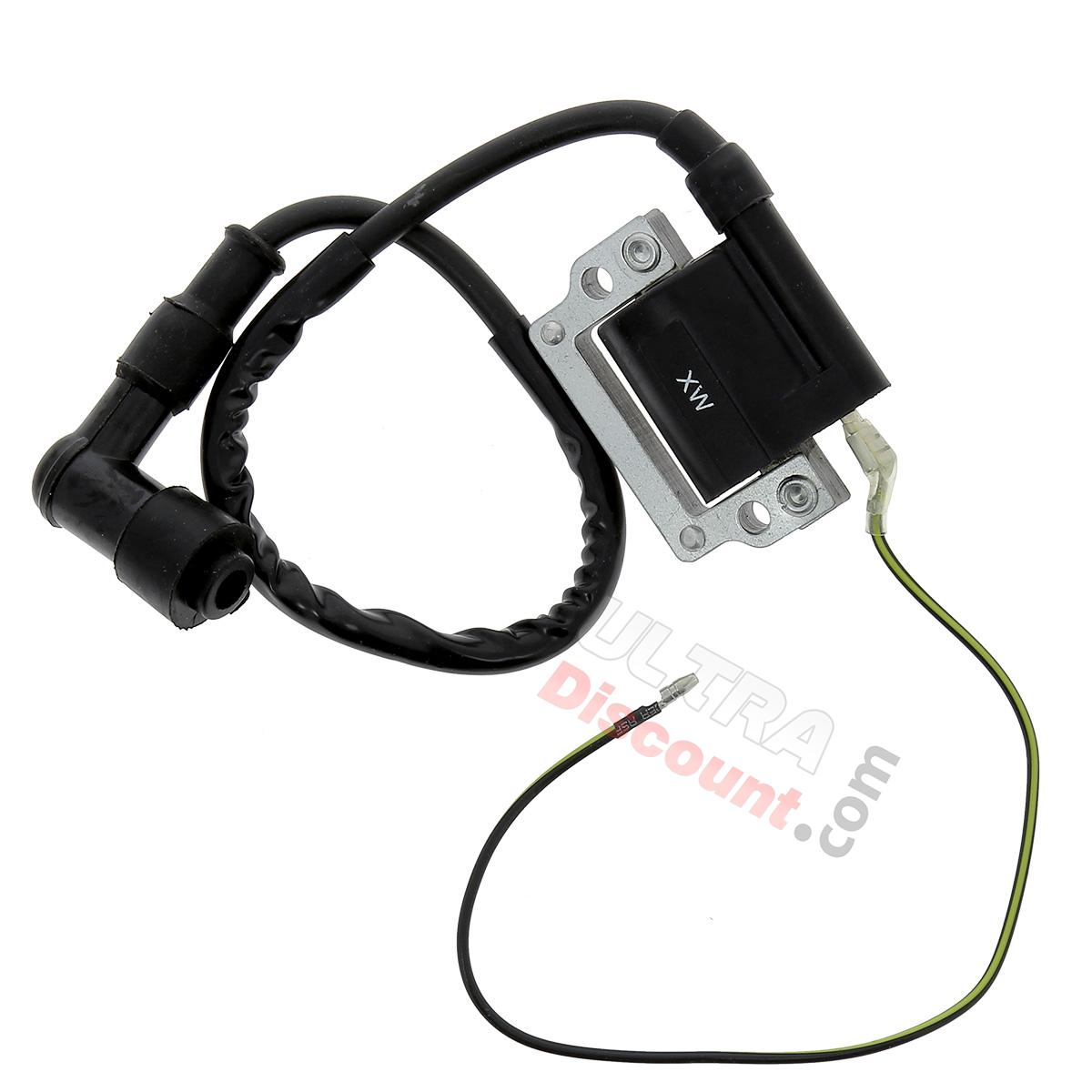 Bobine d'Allumage + Antiparasite pour Dirt Bike Type 2, Pieces Dirt Bike