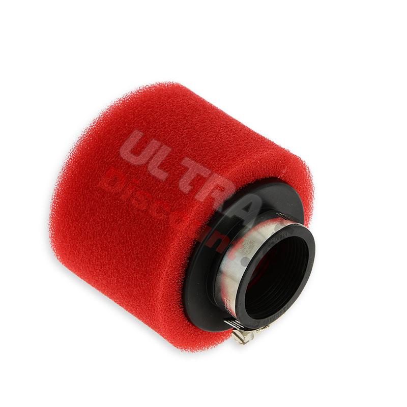 Filtre à air double Mousse Rouge 40mm, Pieces Dirt Bike Filtre à air double Mousse Rouge 40mm, Pieces Dirt Bike
