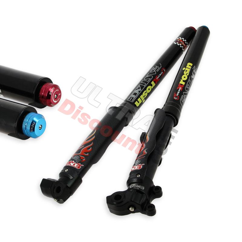 Bras de fourche FASTACE 700mm, axe 12mm - Noir, Pieces Dirt Bike