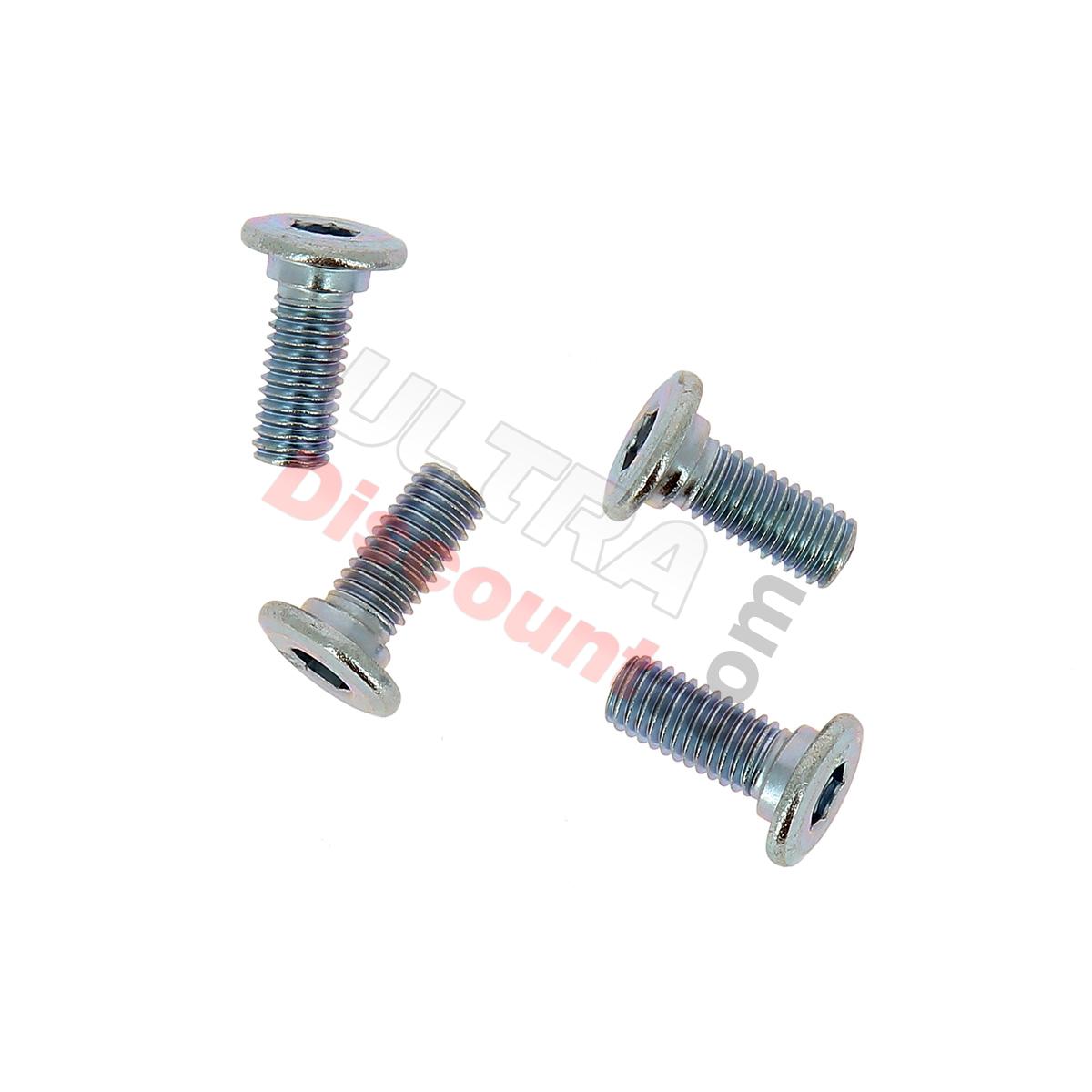 Lot de 4 Vis de Fixation de 20mm pour Disque de Frein de Dirt Bike, Pieces Dirt Bike Lot de 4 Vis de Fixation de 20mm pour Disque de Frein de Dirt Bike, Pieces Dirt Bike
