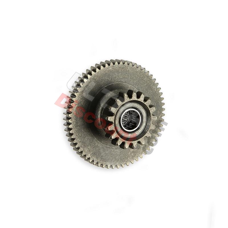 Pignon Double de Démarreur 17 Dents pour Moteurs 163FML-167FML (type2), Pieces Dirt Bike
