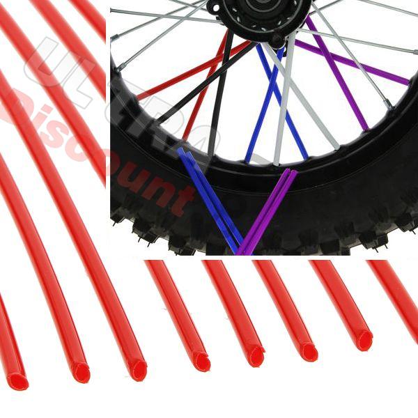 Couvre rayons pour dirt bike (12 pcs) - ROUGE, Pieces Dirt Bike Couvre rayons pour dirt bike (12 pcs) - ROUGE, Pieces Dirt Bike