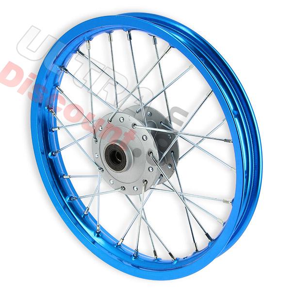 Jante avant 14'' Bleu pour dirt bike AGB27 (type 1), Pieces Dirt Bike