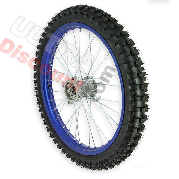 Roue Avant 19'' pour Dirt Bike AGB30 - Bleu, Pieces Dirt Bike Roue Avant 19'' pour Dirt Bike AGB30 - Bleu, Pieces Dirt Bike