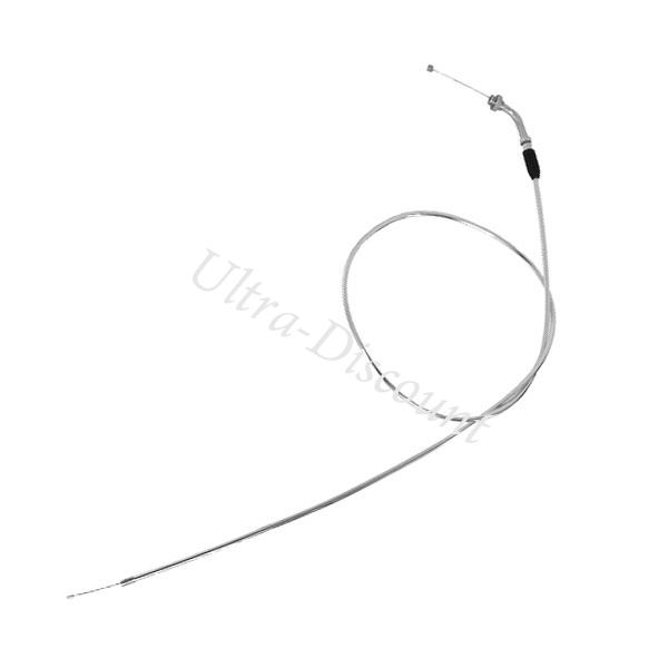 Cable d'accélérateur dirt bike (Chrome , 125cm - 115cm , Type A), Pieces Dirt Bike Cable d'accélérateur dirt bike (Chrome , 125cm - 115cm , Type A), Pieces Dirt Bike