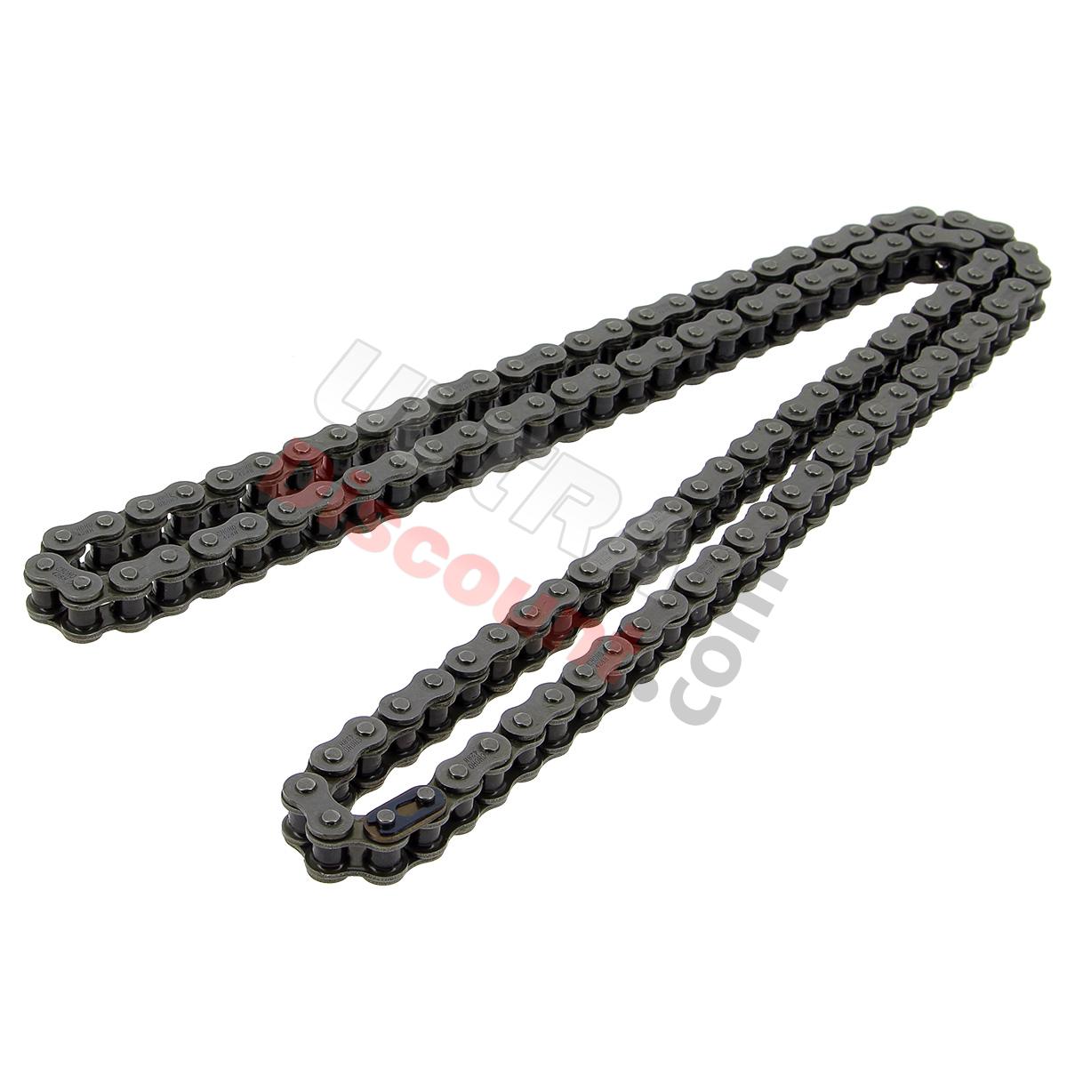 Chaine 56 Maillons pour Dirt Bike (Pas: 428H), Pieces Dirt Bike Chaine 56 Maillons pour Dirt Bike (Pas: 428H), Pieces Dirt Bike